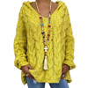 Women V-neck Twist Knitted Sweaters