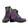 Purple Peace Paisley Handcrafted Boots