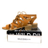 Wild Diva Lounge Gladiator Chunky Heel Camel (RP)