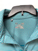 Underarmour Striped Polo Blue
