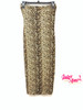 DNA COUTURE LEOPARD PRINT TUBE TOP DRESS