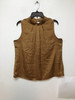 Elementz gold color sleeveless blouse size large