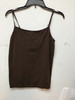Daisy Fuentes brown spaghetti strap top size large
