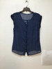 Unbranded blue top with white print size small