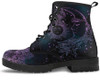 Purple Sun Moon Handcrafted Boots
