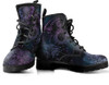 Purple Sun Moon Handcrafted Boots