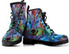 Colorful Wolf Handcrafted Boots