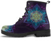 Purple Gold Mandala Handcrafted Boots