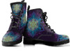 Purple Gold Mandala Handcrafted Boots