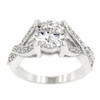 Brilliant Twist Engagement Ring