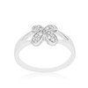 Simple Flower CZ Ring