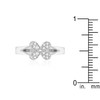Simple Flower CZ Ring