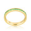 Stylish Stackables Peridot Crystal Gold Ring