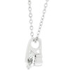 Classic Solitaire Cubic Zirconia Pendant