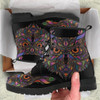 Colorful Owl Handcrafted Boots