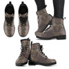 Abstract Owl Handcrafted Boots