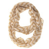 Zig Zag Camel Infinity Scarf