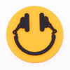 Premium Smiley Face And Headphones Croc Charm