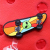 Premium Alien Skateboard Croc Charm