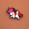 Unicorn With Hat Croc Charm