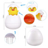 Baby Bath Toys Animal Spraying Bath Toys Hatching Egg Duck Penguin Dinosaur