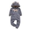 Fleece Lined Hooded Jumpsuit