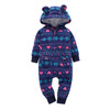 Fleece Lined Hooded Jumpsuit