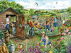 Diamond Painting  family in the garden
