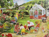 Diamond Painting  family in the garden