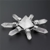 Clear Quartz Seven Direction Reiki Stone