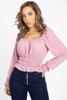 Off Shoulder Ruffle Crop Top