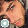 Natural starry sky green (12 months) contact lenses