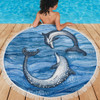 Dolphin Play Beach Blanket