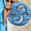 Dolphin Play Beach Blanket