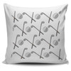 GOLF DESIGN PILLOW COVER WHITE
