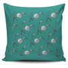 GOLF DESIGN PILLOW COVER - TEAL