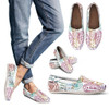 WOMEN'S PASSPORT STAMPS CASUAL SHOES (WHITE) - FREE SHIPPING WORLDWIDE