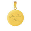 GOLDEN RETRIEVER LUXURY BANGLE WITH CIRCLE CHARM