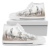 White Horse Women's High Top Shoe