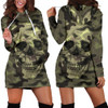 CAMO SKULL HOODIED DRESS