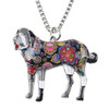 SAINT BERNARD ENAMEL NECKLACE