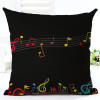 MUSICAL NOTES SERIES THROW PILLOW COVERS