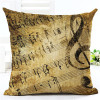 MUSICAL NOTES SERIES THROW PILLOW COVERS