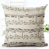 MUSICAL NOTES SERIES THROW PILLOW COVERS