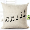MUSICAL NOTES SERIES THROW PILLOW COVERS