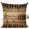 MUSICAL NOTES SERIES THROW PILLOW COVERS