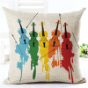 MUSICAL NOTES SERIES THROW PILLOW COVERS