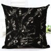 MUSICAL NOTES SERIES THROW PILLOW COVERS