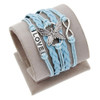 MULTI LAYER LEATHER CHARM BRACELET OFFER