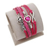MULTI LAYER LEATHER CHARM BRACELET OFFER